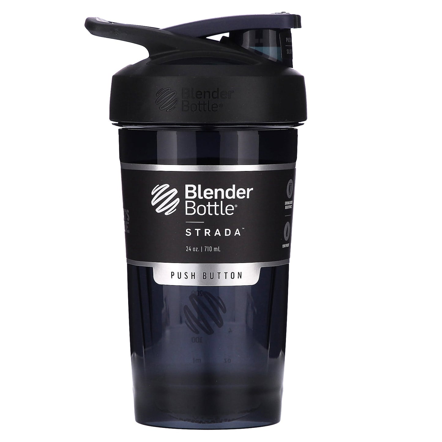 Blender Bottle-Strada-Tritan-FC Black-24 oz (710 ml)