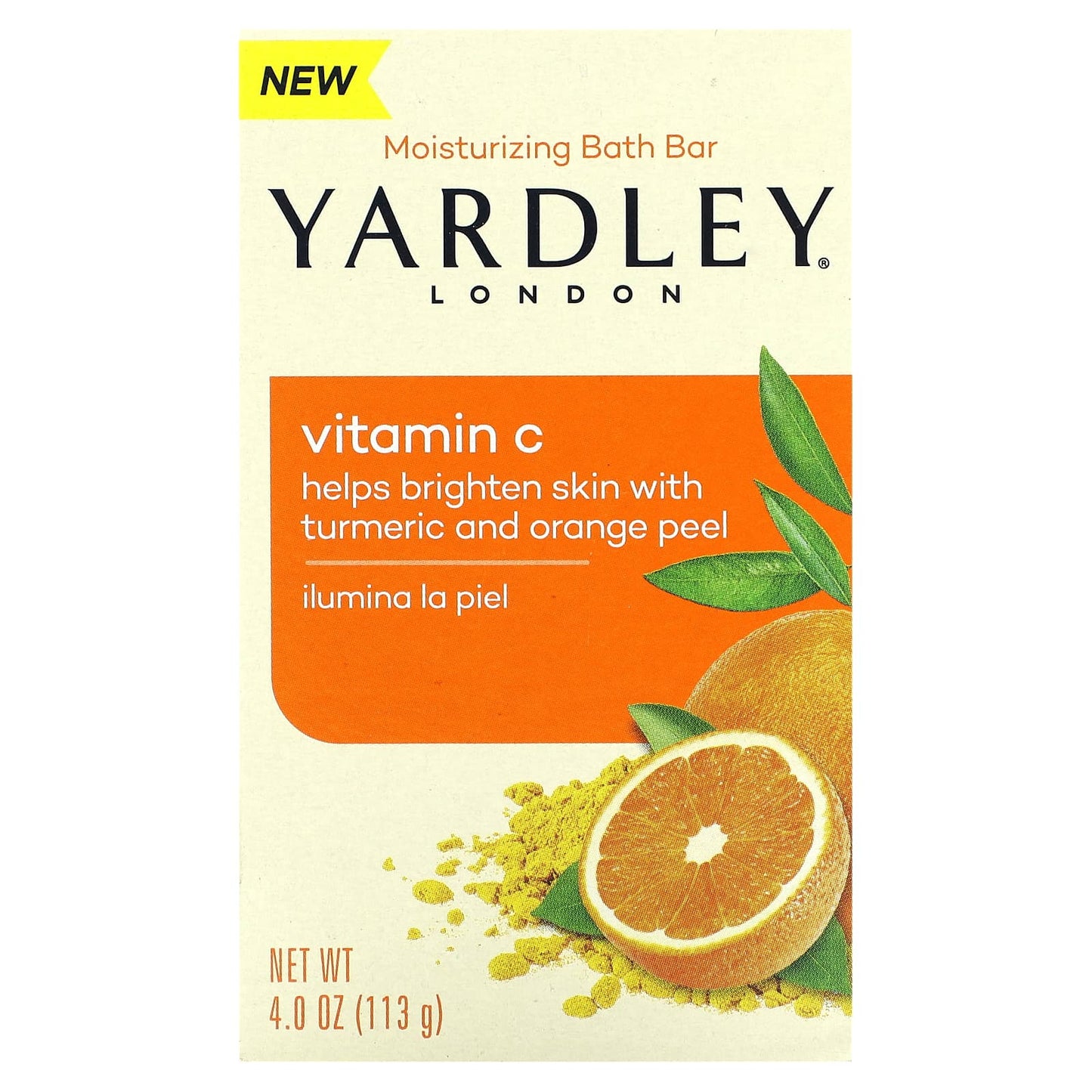 Yardley London-Moisturizing Bath Bar-Vitamin C-4 oz (113 g)