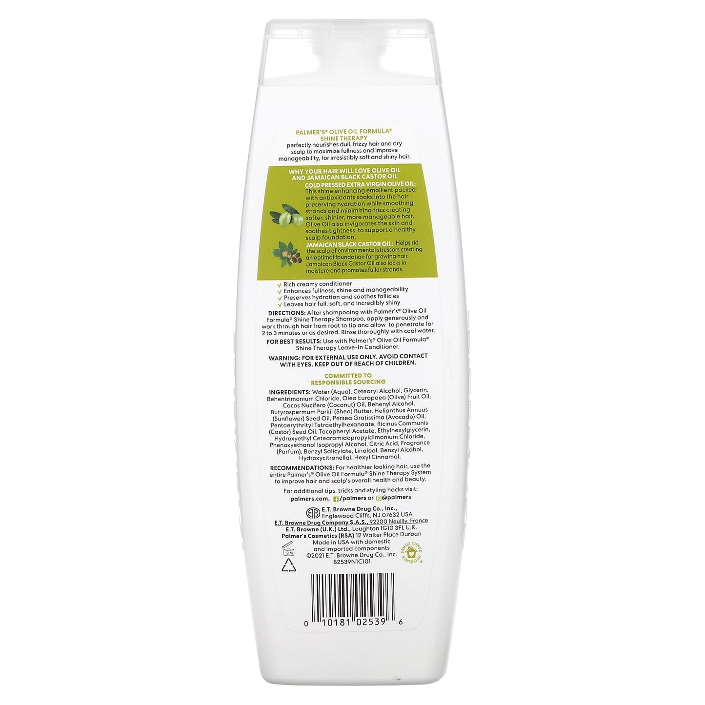 Palmer's, Olive Oil Formula with Vitamin E, Shine Therapy Conditioner, 13.5 fl oz (400 ml)