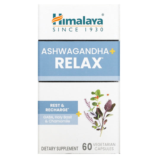 Himalaya-Ashwagandha + Relax-60 Vegetarian Capsules