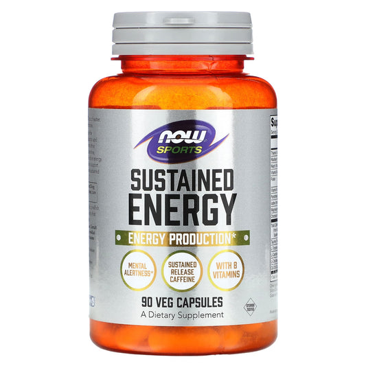 NOW Foods-Sustained Energy-90 Veg Capsules