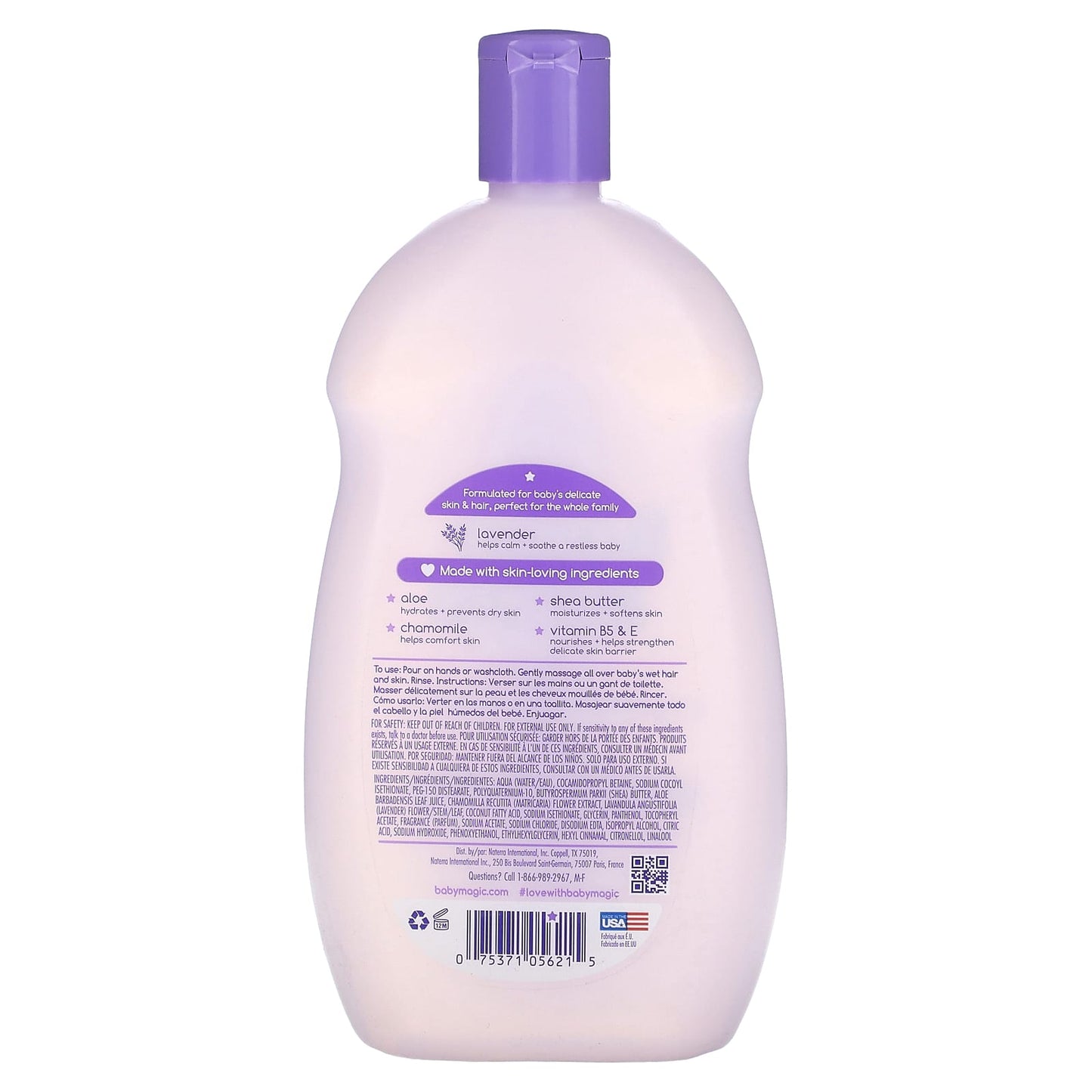 Baby Magic, Calming Bath, Lavender & Chamomile , 16.5 fl oz (488 ml)