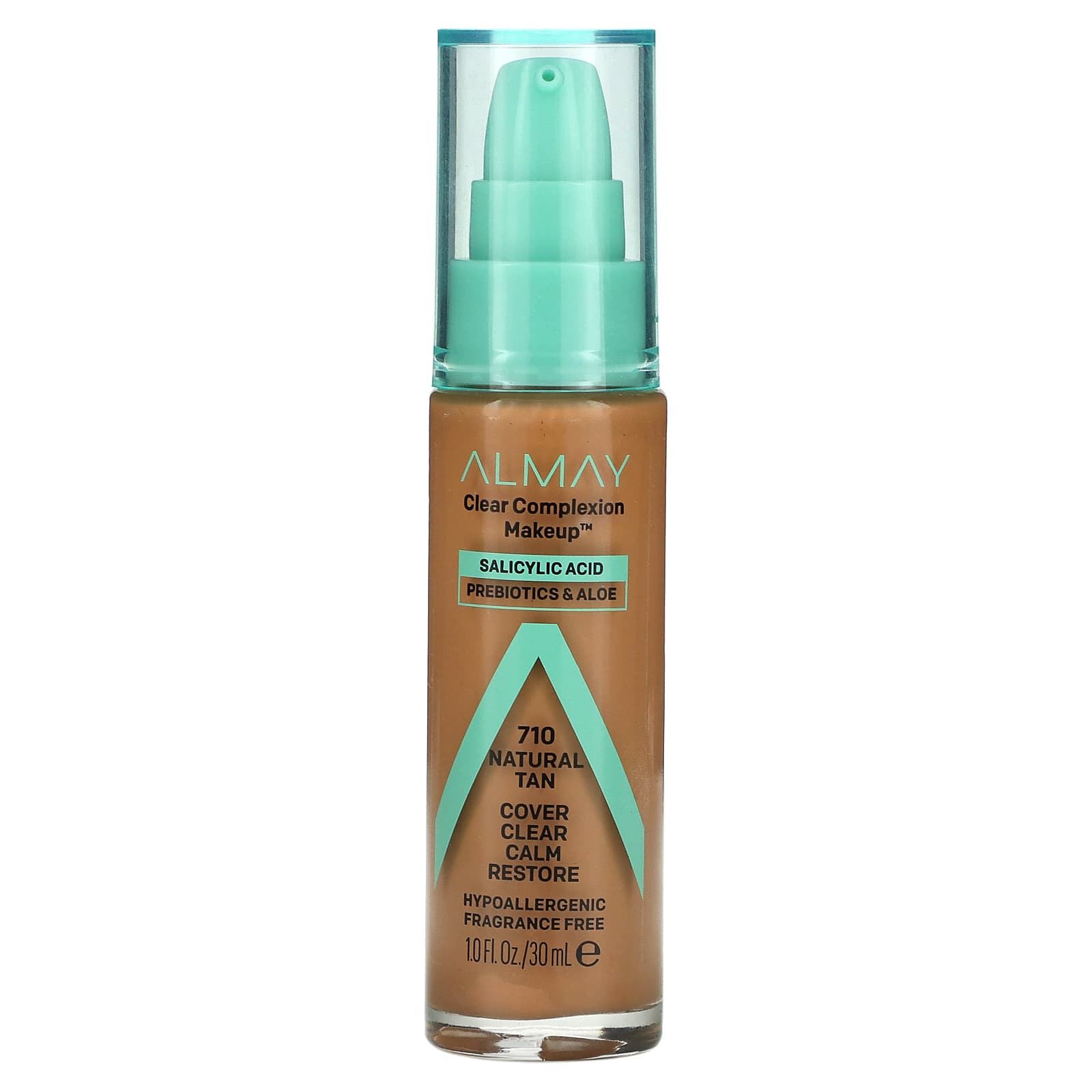 Almay-Clear Complexion Makeup-710 Natural Tan-1 fl oz (30 ml)