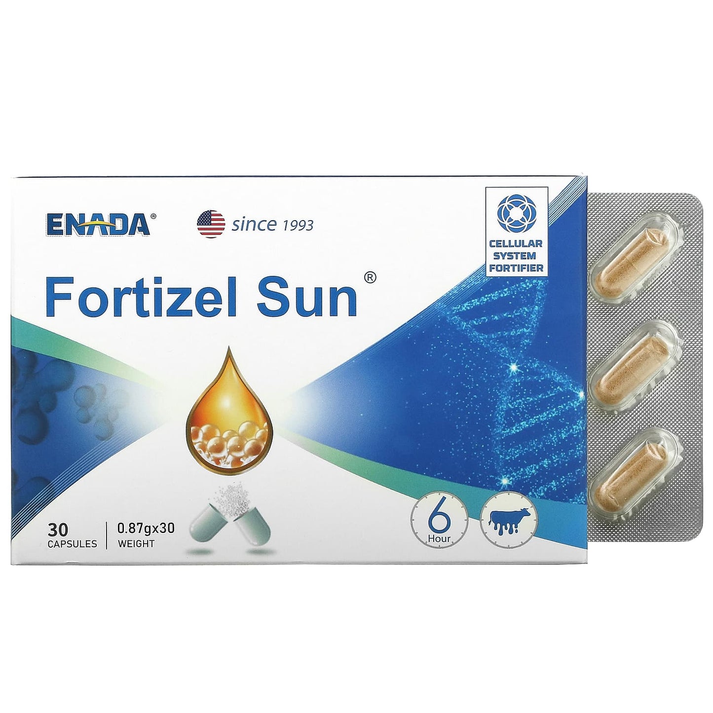 ENADA-Fortizel Sun-Cellular System Fortifier-30 Capsules