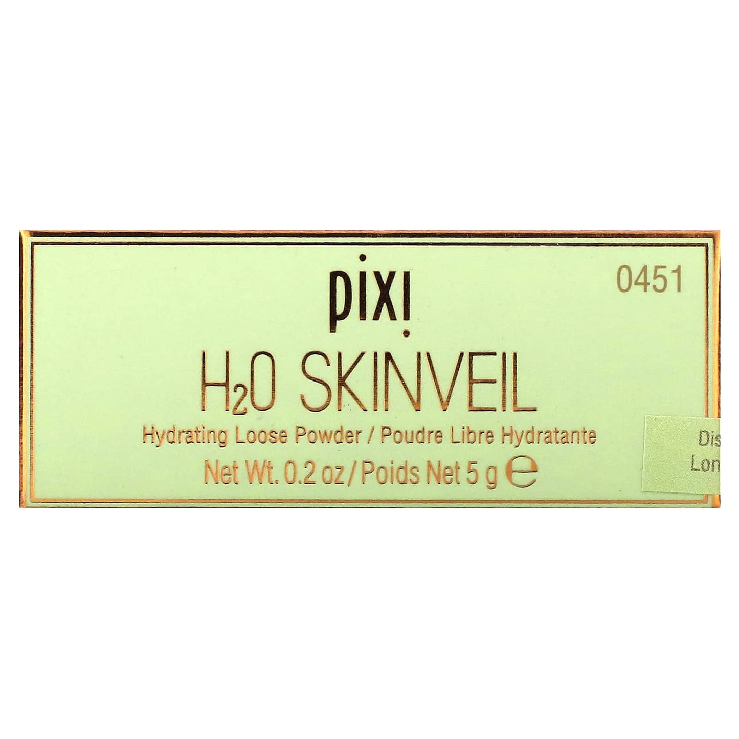 Pixi Beauty, H2O Skinveil, Hydrating Loose Powder, 0451 Translucent, 0.2 oz (5 g)