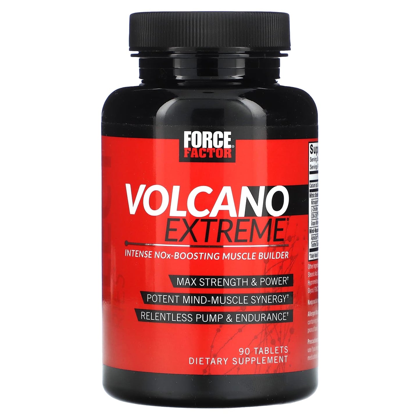 Force Factor, Volcano Extreme, Intense NOx-Boosting Muscle Builder, 90 Tablets