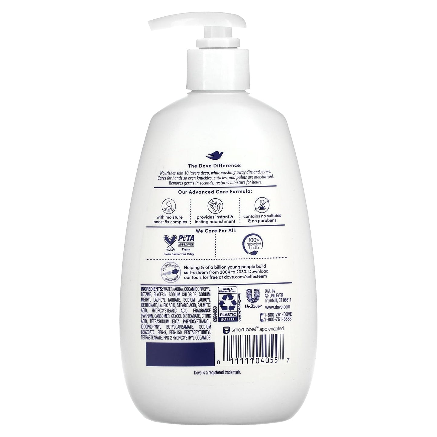 Dove, Advanced Care Hand Wash, Sensitive Skin, 12 fl oz (355 ml)