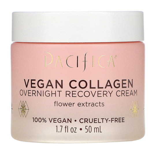 Pacifica-Vegan Collagen-Overnight Recovery Cream-1.7 fl oz (50 ml)