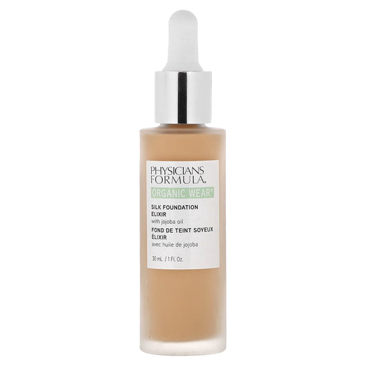 Physicians Formula-Organic Wear-Silk Foundation Elixir with Jojoba Oil-Medium-1 fl oz (30 ml)