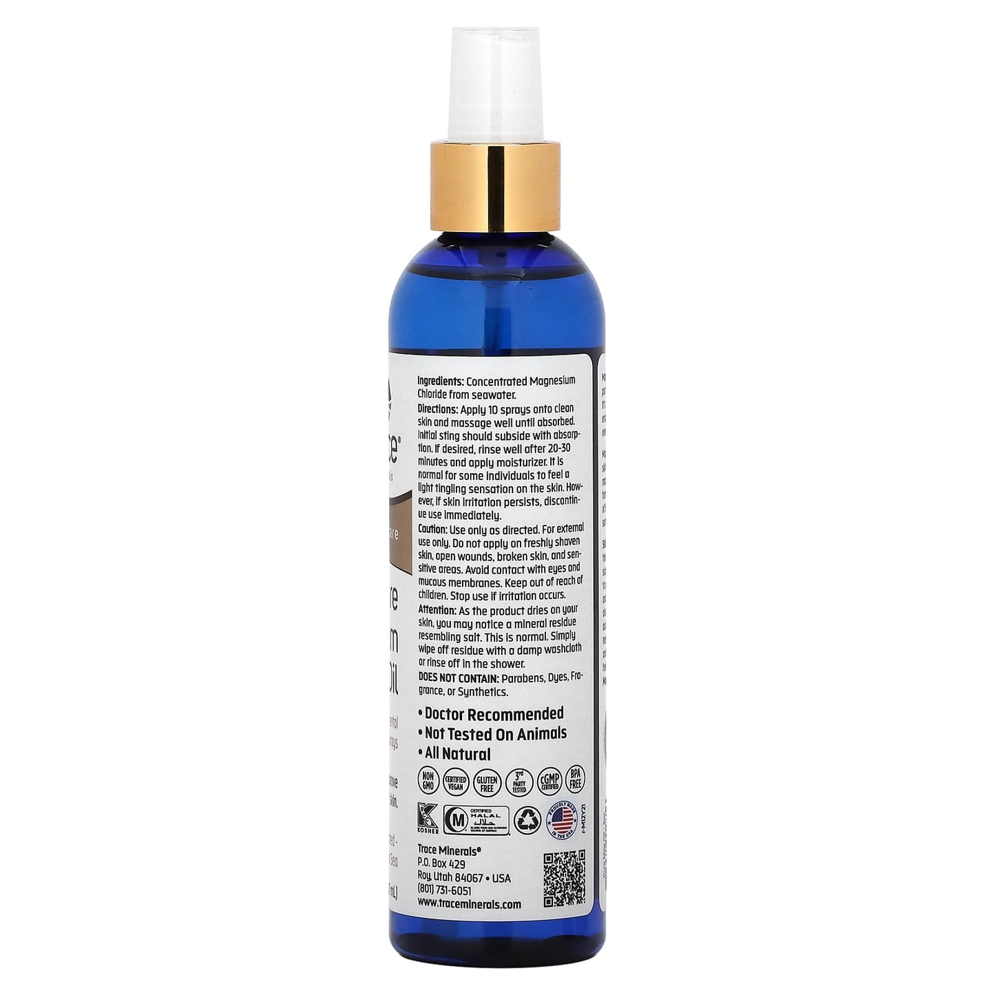 Trace Minerals ®, TM Skincare, Pure Magnesium Oil, 8 fl oz (237 ml)