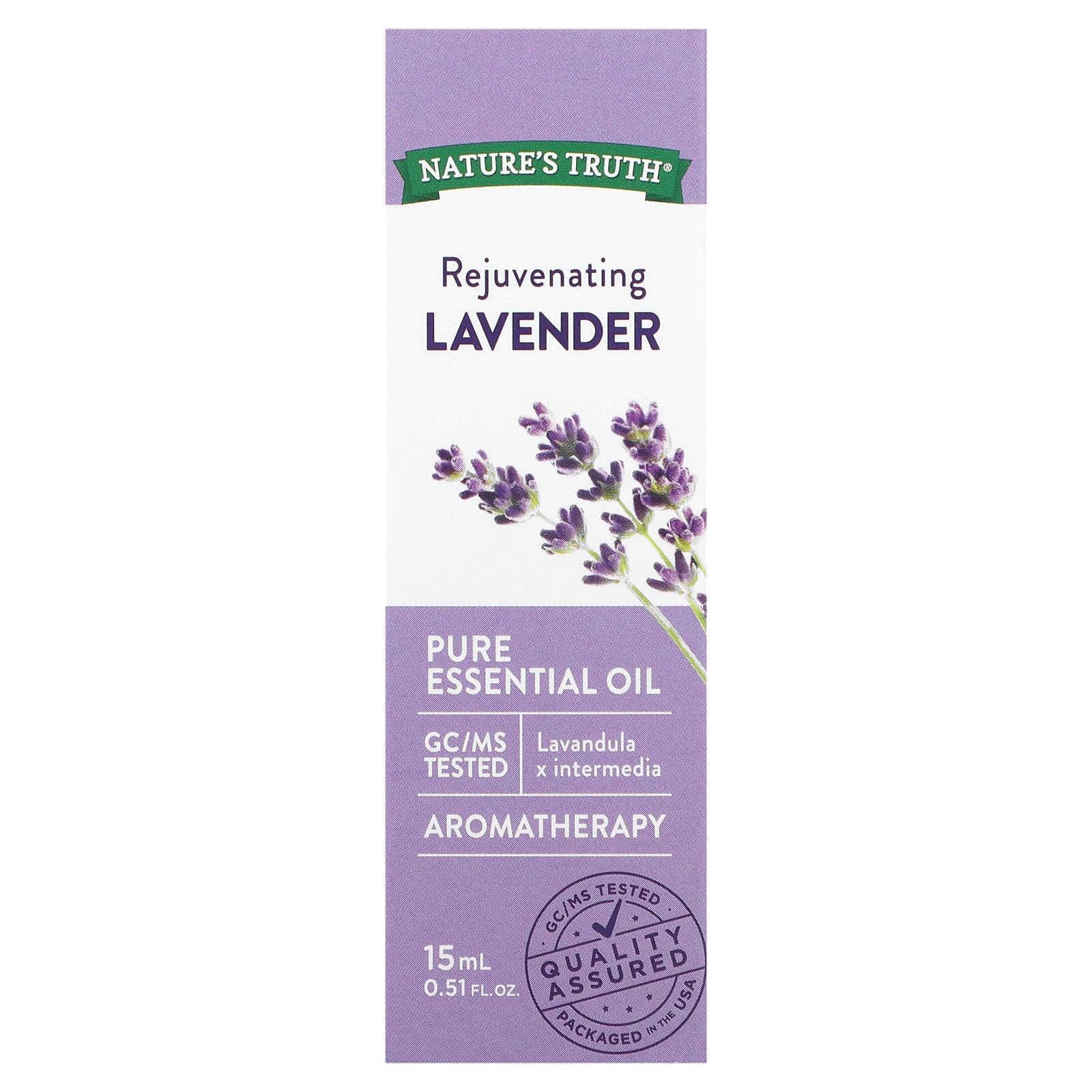 Nature's Truth-Pure Essential Oil-Rejuvenating Lavender-0.51 fl oz (15 ml)