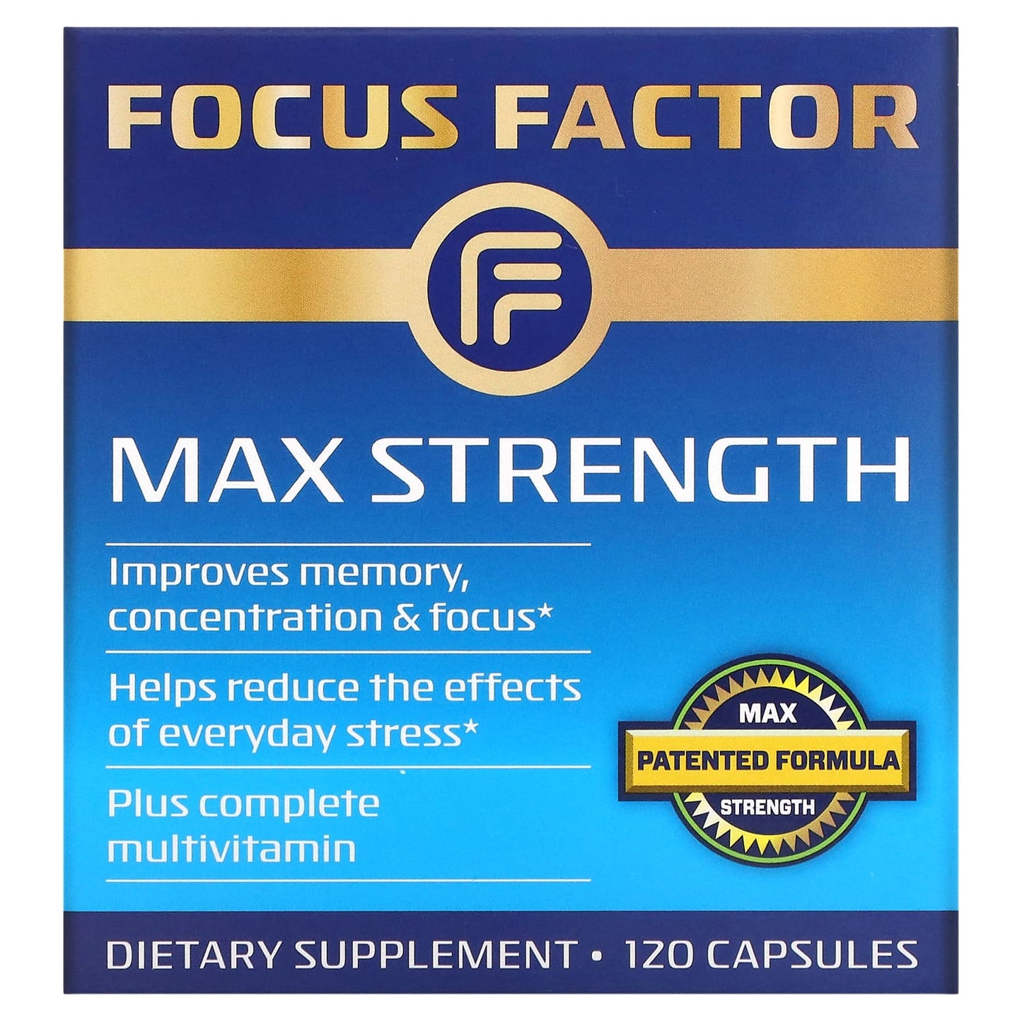 Focus Factor-Max Strength-120 Capsules