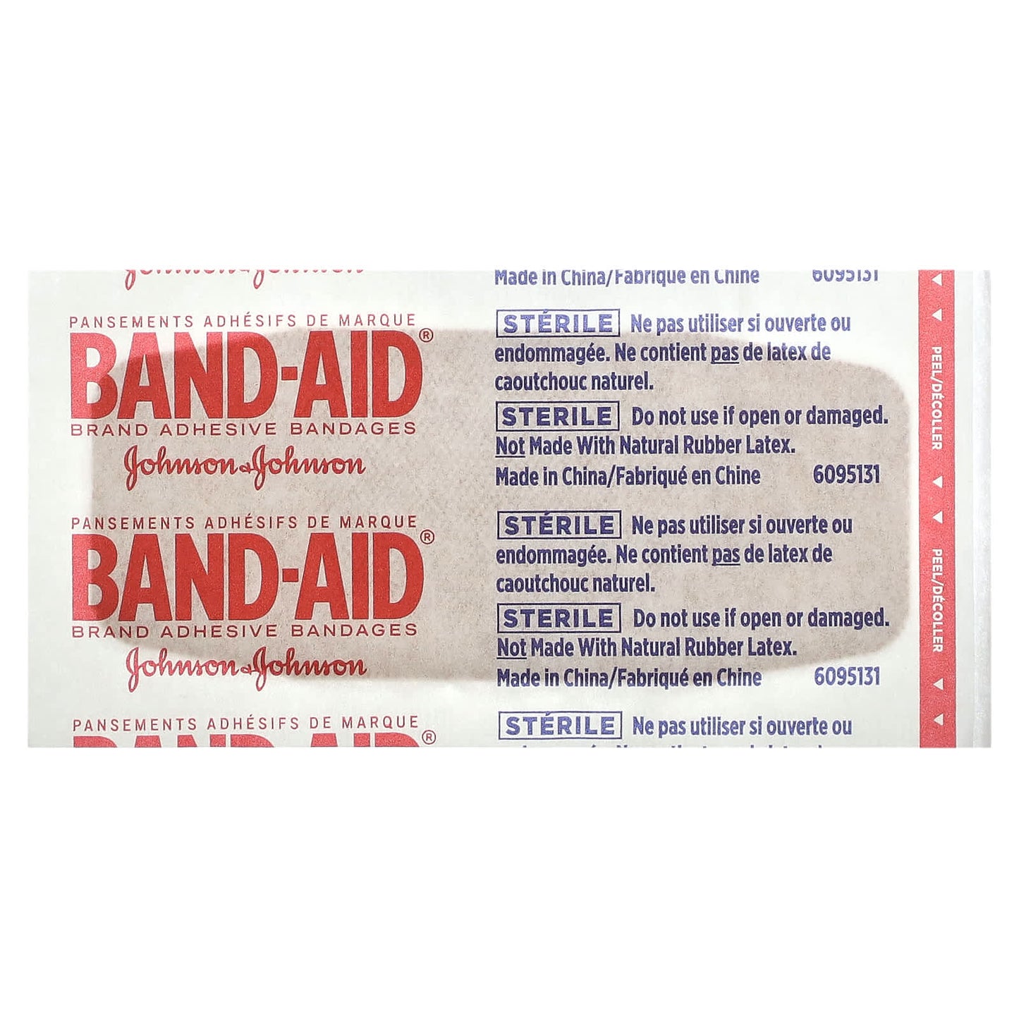 Band Aid, Adhesive Bandages, Tough Strips, 10 Bandages