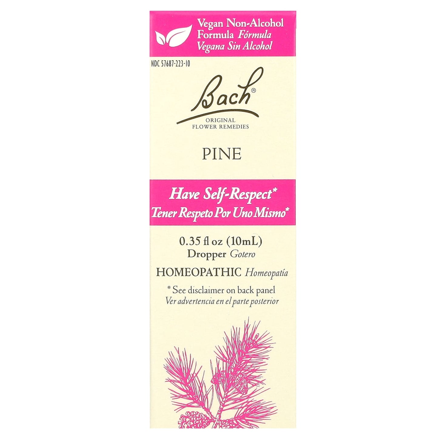 Bach-Original Flower Remedies-Pine-0.35 fl oz (10 ml)