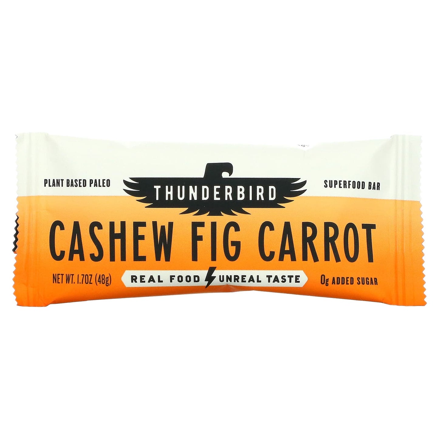 Thunderbird, Superfood Bar, Cashew Fig Carrot, 12 Bars, 1.7 oz (48 g) Each