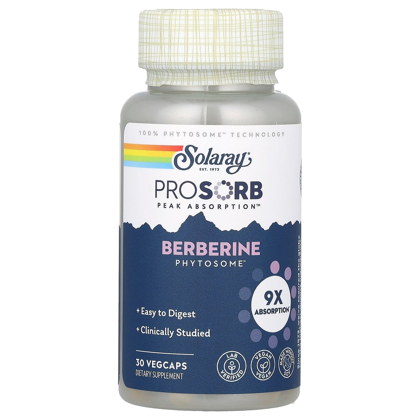 Solaray, Berberine Phytosome , 30 Vegcaps