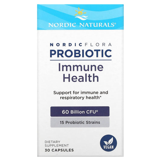 Nordic Naturals-Nordic Flora Probiotic-Immune Health-60 Billion CFU-30 Capsules