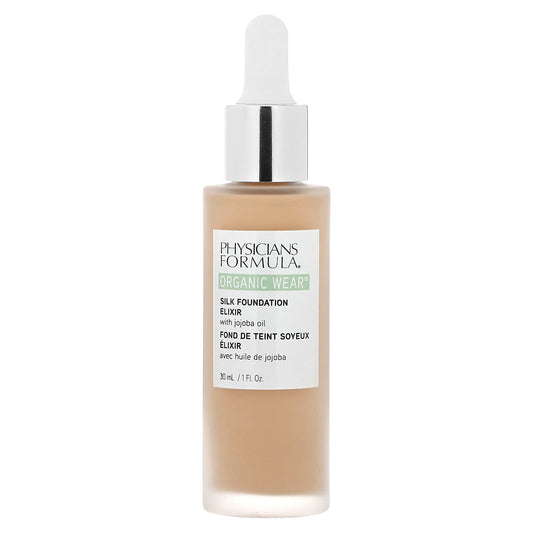 Physicians Formula-Organic Wear-Silk Foundation Elixir With Jojoba Oil-Light To Medium-1 fl oz (30 ml)