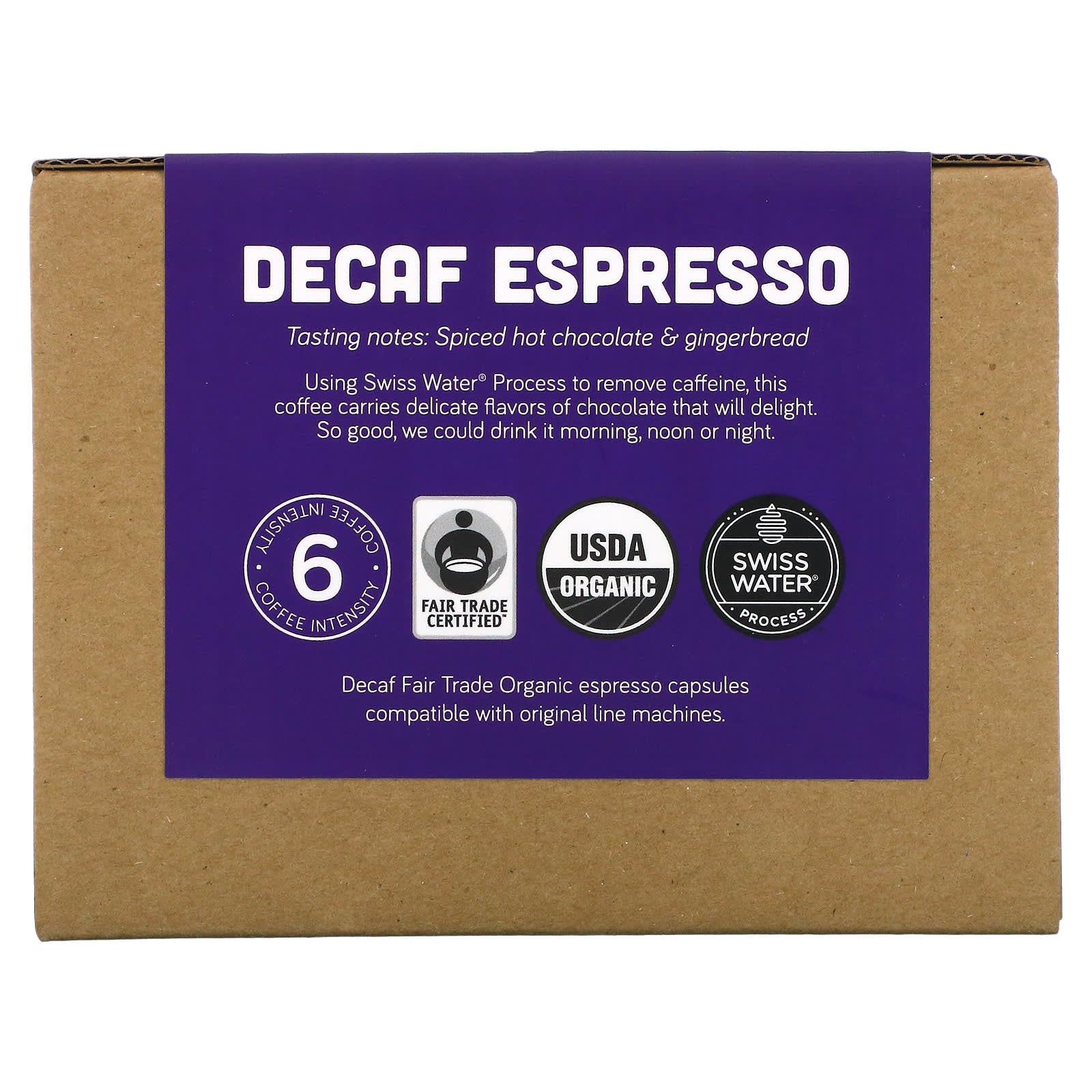 Portland Coffee Roasters-Decaf Espresso-Ground Roast Coffee-30 Capsules