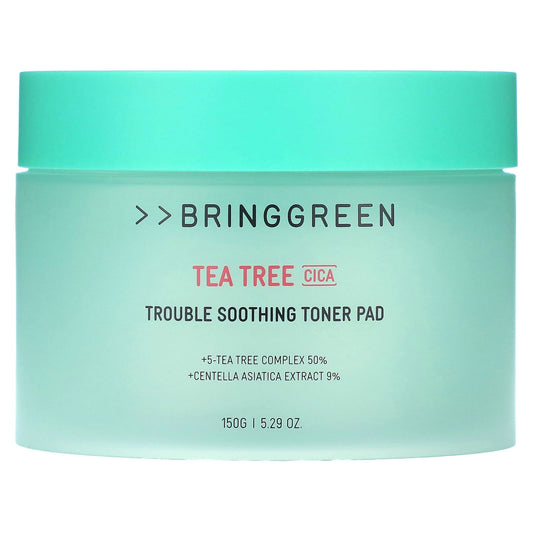 Bringgreen-Tea Tree Cica-Trouble Soothing Toner Pad-5.29 oz (150 g)