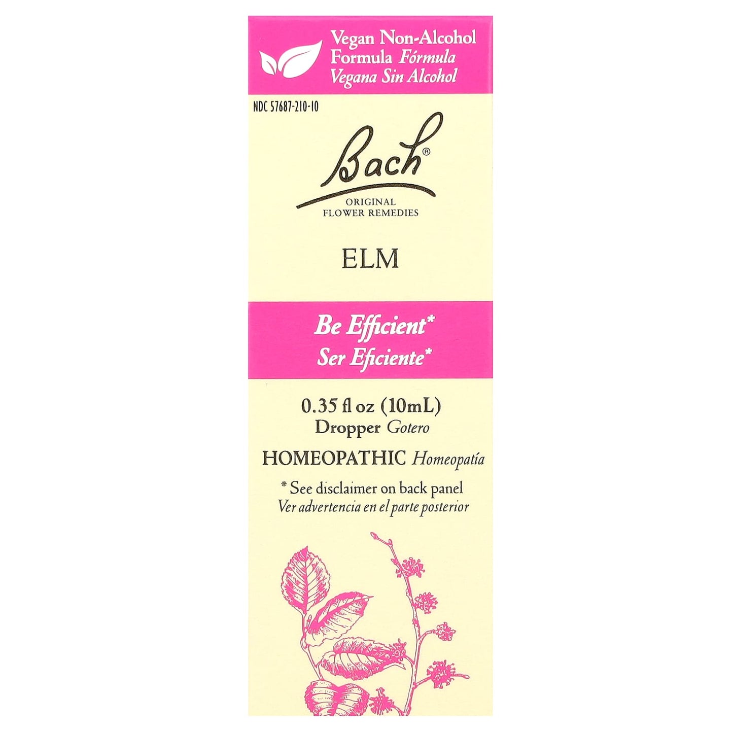 Bach-Original Flower Remedies-Elm-0.35 fl oz (10 ml)