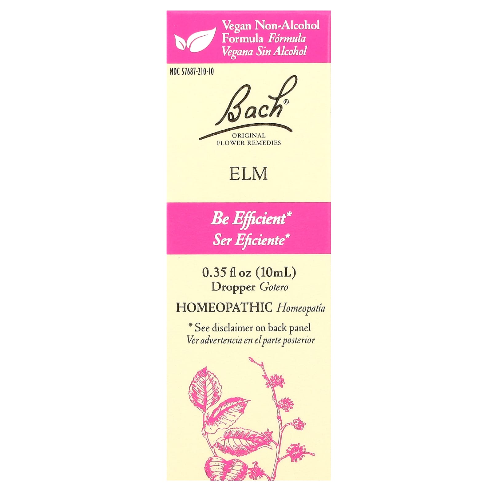 Bach-Original Flower Remedies-Elm-0.35 fl oz (10 ml)