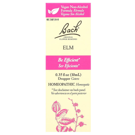 Bach-Original Flower Remedies-Elm-0.35 fl oz (10 ml)