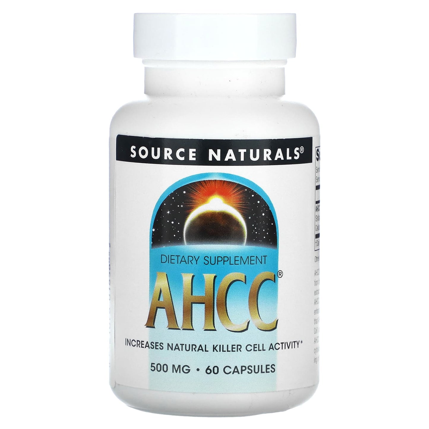 Source Naturals-AHCC-500 mg-60 Capsules