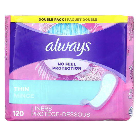 Always-Thin Daily Liners-120 Liners