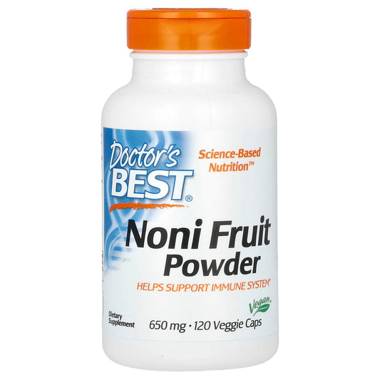 Doctor's Best-Noni Fruit Powder-1,300 mg-120 Veggie Caps (650 mg per Capsule)