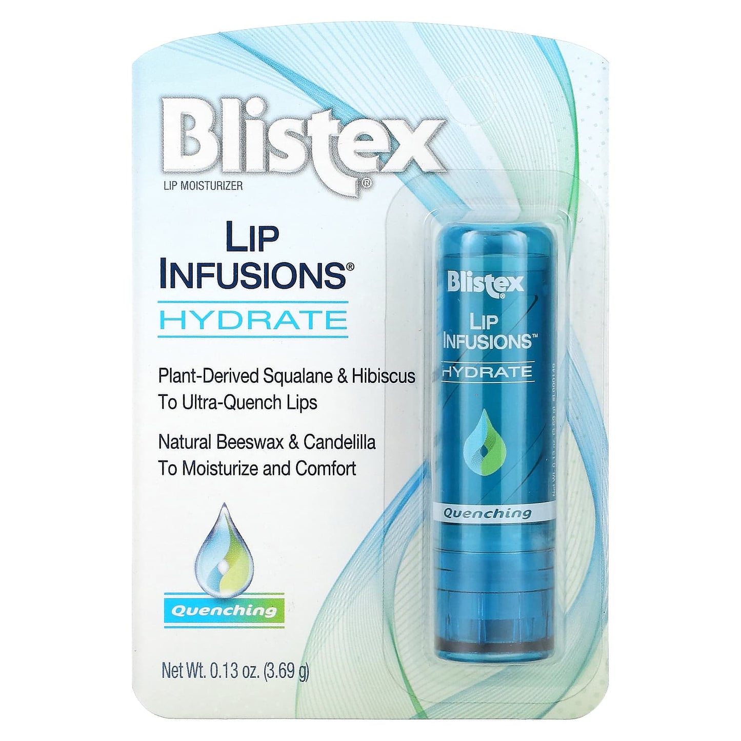 Blistex, Lip Infusions, Lip Moisturizer, Hydrate, 0.13 oz (3.69 g)