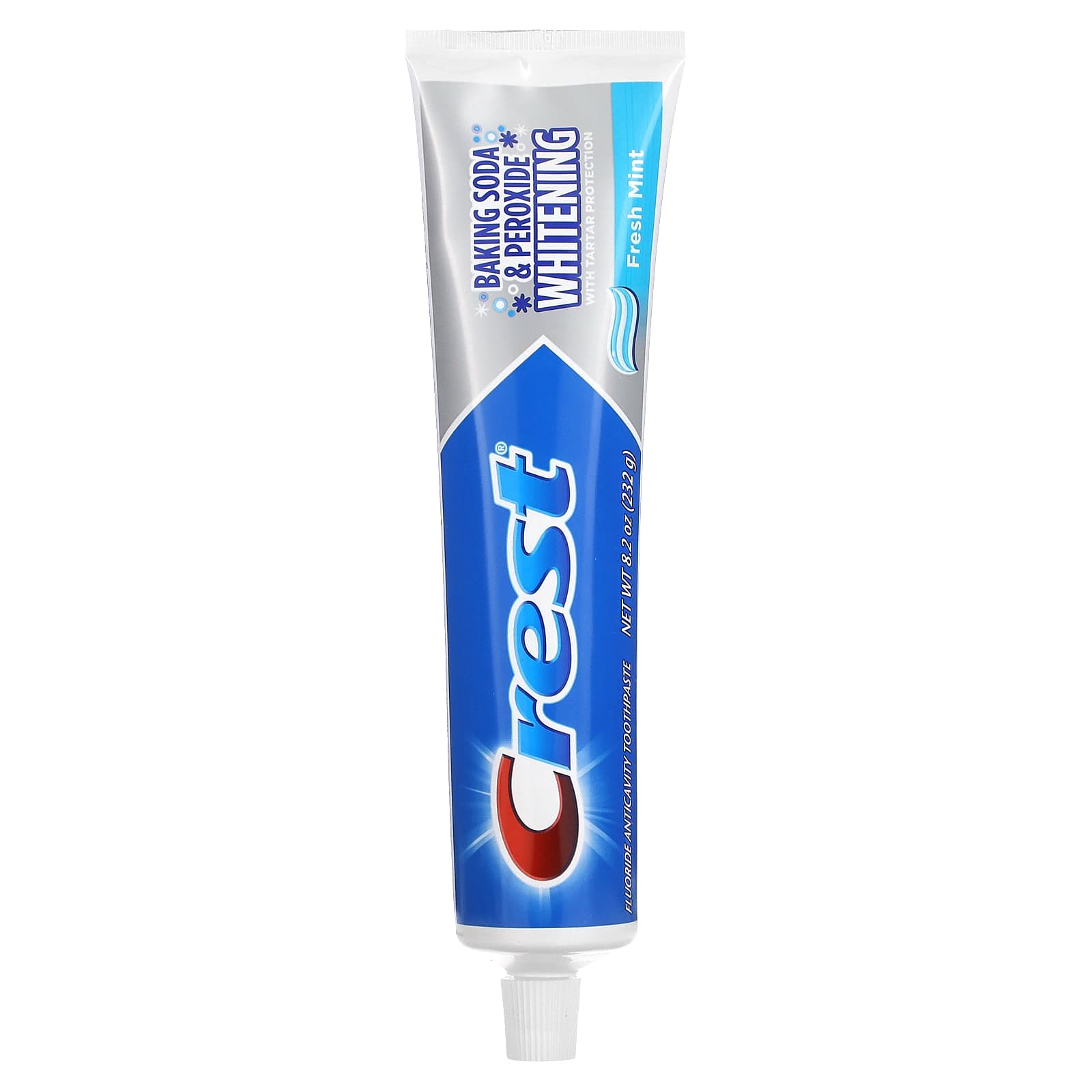 Crest-Baking Soda & Peroxide Whitening Fluoride Toothpaste-Fresh Mint-8.2 oz (232 g)