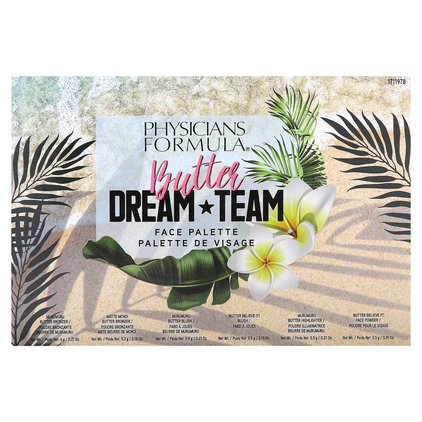 Physicians Formula-Butter Dream Team Face Palette-1 Count