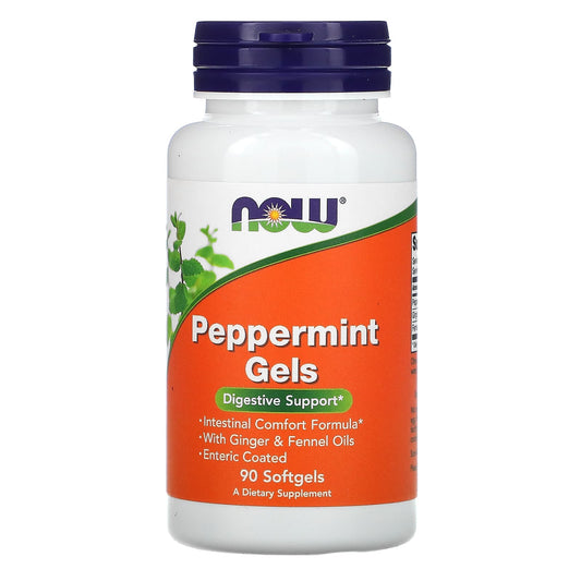 NOW Foods-Peppermint Gels-90 Softgels