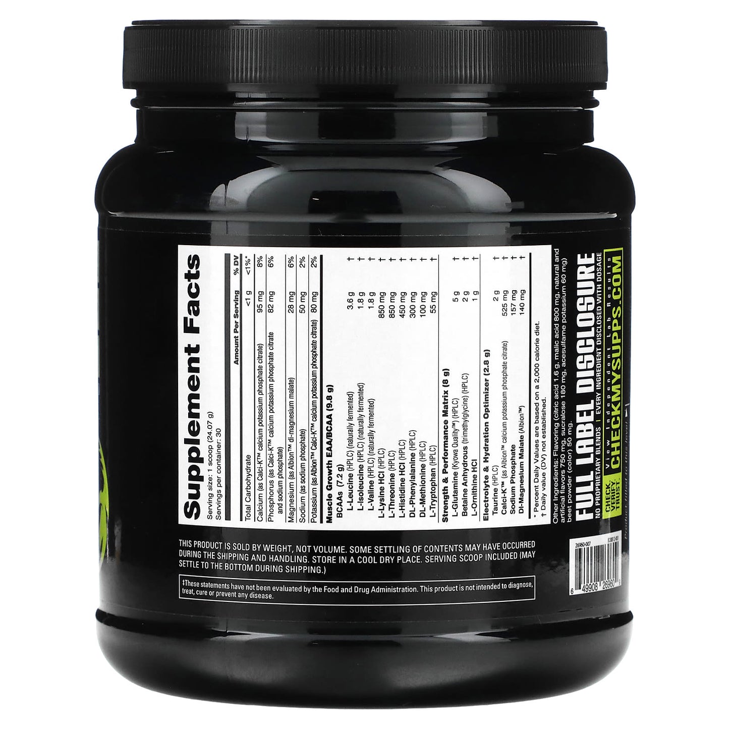 NutraBio, Intra Blast, Intra Workout Amino Fuel, Dragonfruit Candy, 1.6 lb (722 g)