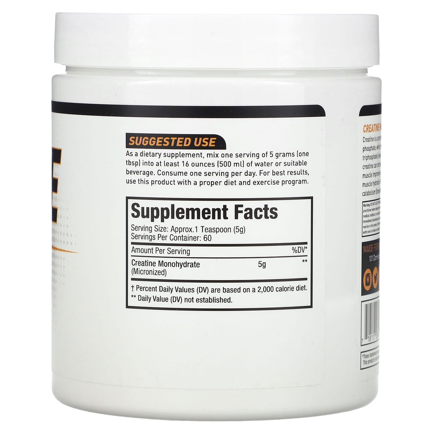 MuscleSport, Creatine Revolution, Unflavored, 10.6 oz (300 g)