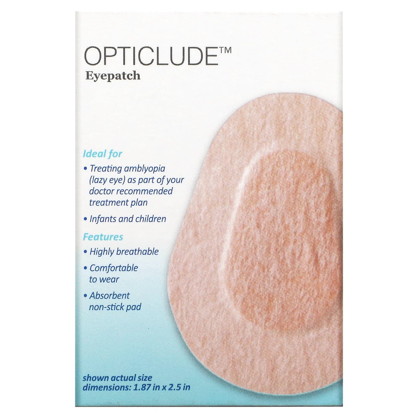 Nexcare, Opticlude Junior Eyepatch, 20 Eye Patches