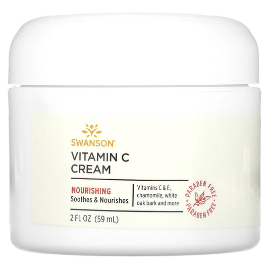 Swanson-Vitamin C Cream-2 fl oz (59 ml)