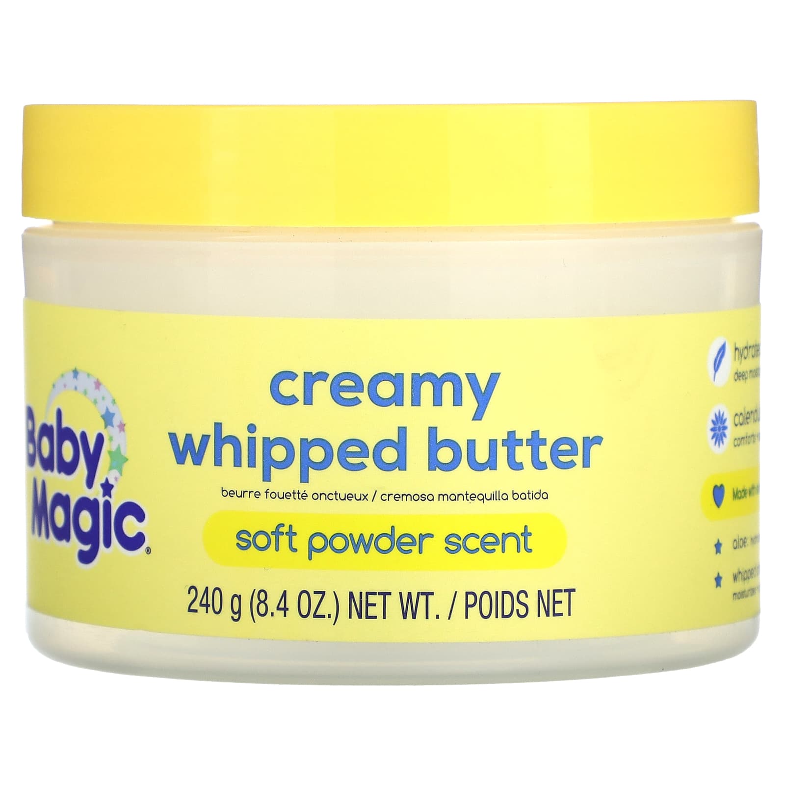 Baby Magic-Creamy Whipped Butter-Soft Powder -8.4 oz (240 g)