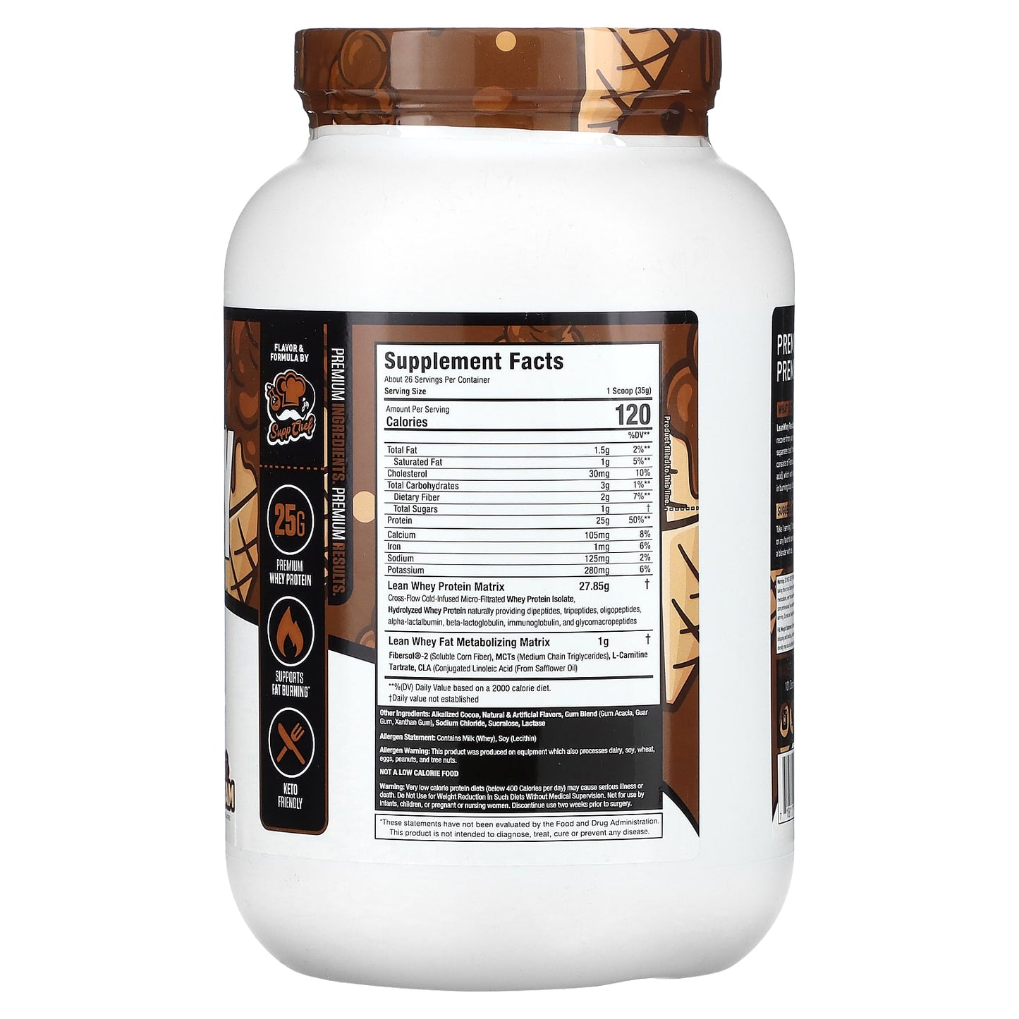 MuscleSport, Lean Whey, Iso-Hydro, Chocolate Ice Cream, 2 lbs (908 g)