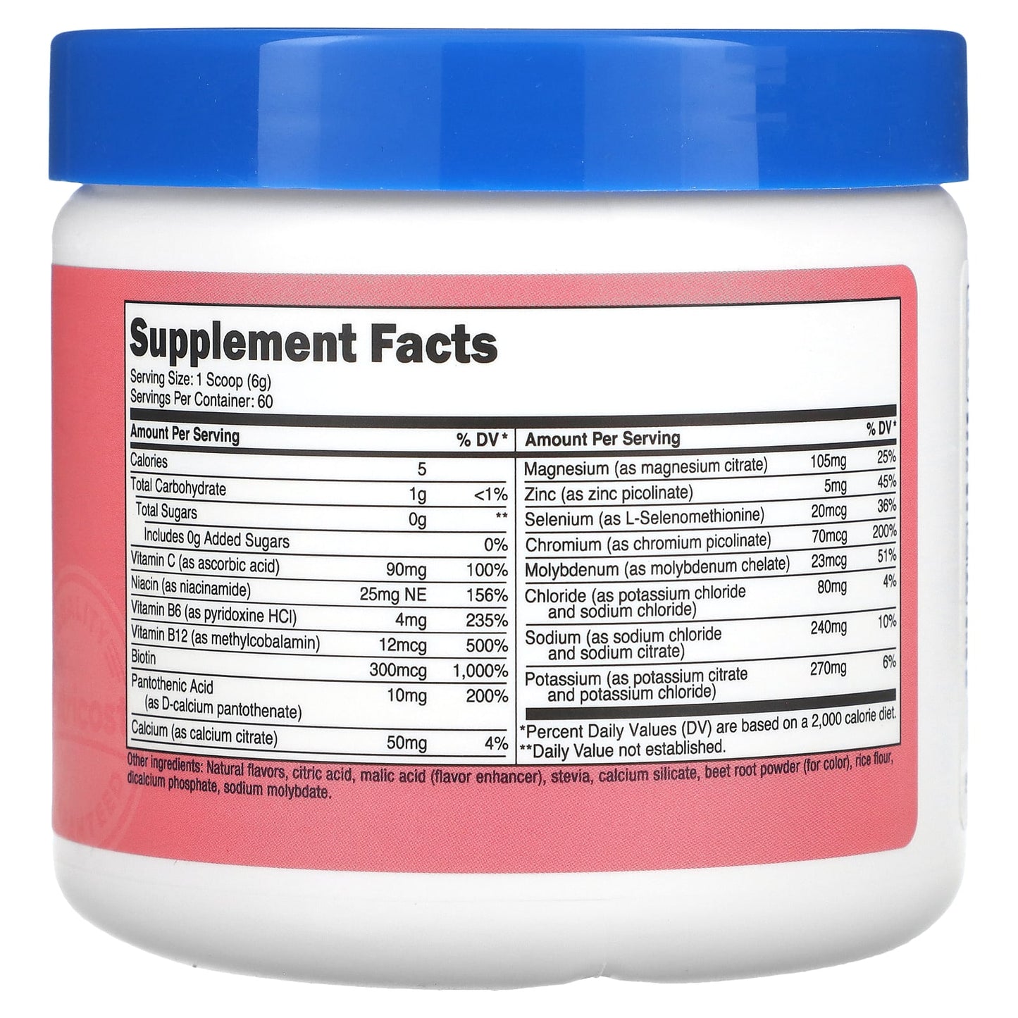 Nutricost, Electrolytes, Pink Lemonade, 13 oz (366 g)