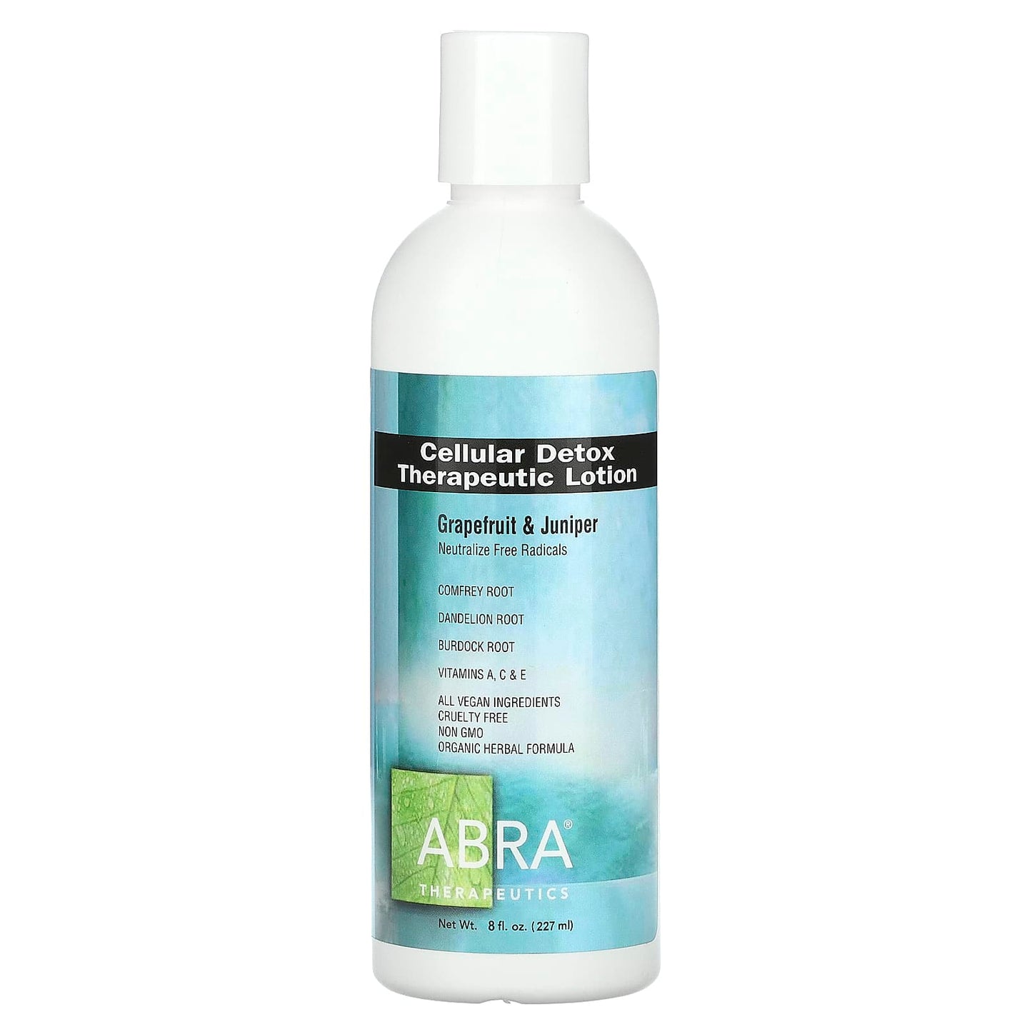 Abra Therapeutics-Cellular Detox Therapeutic Lotion-Grapefruit & Juniper-8 fl oz (227 ml)