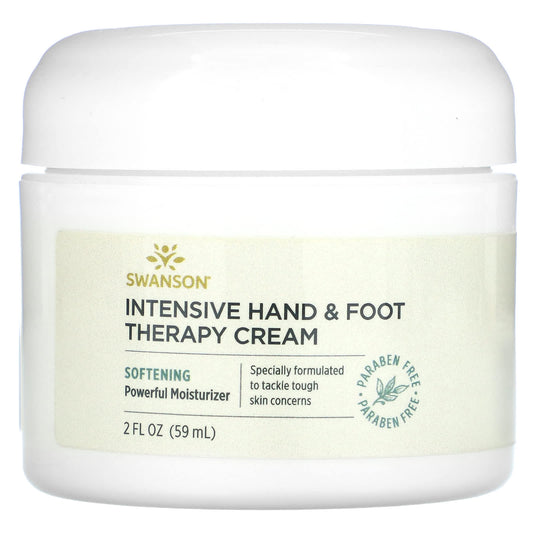 Swanson-Intensive Hand & Foot Therapy Cream-2 fl oz (59 ml)