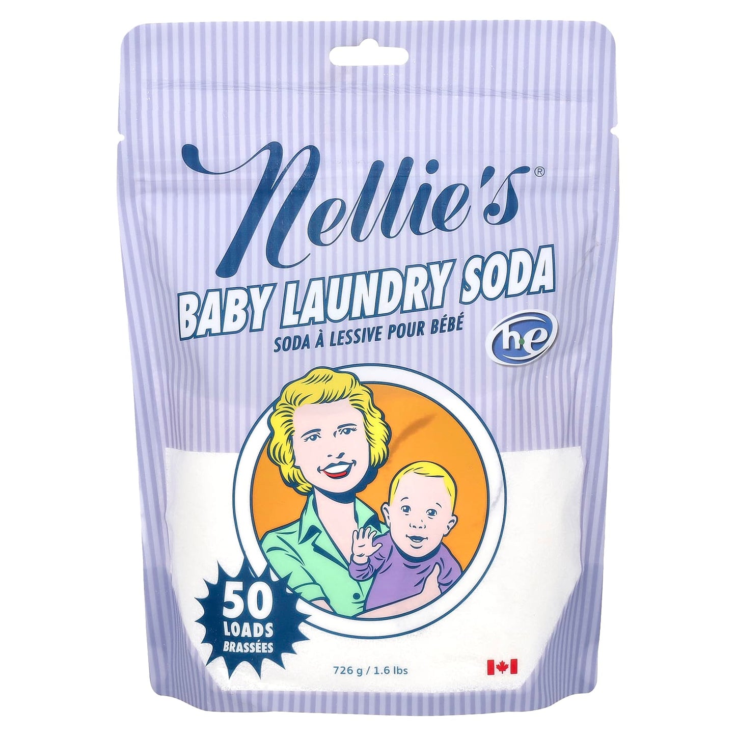 Nellie's-Baby Laundry Soda-50 Loads-1.6 lbs (726 g)