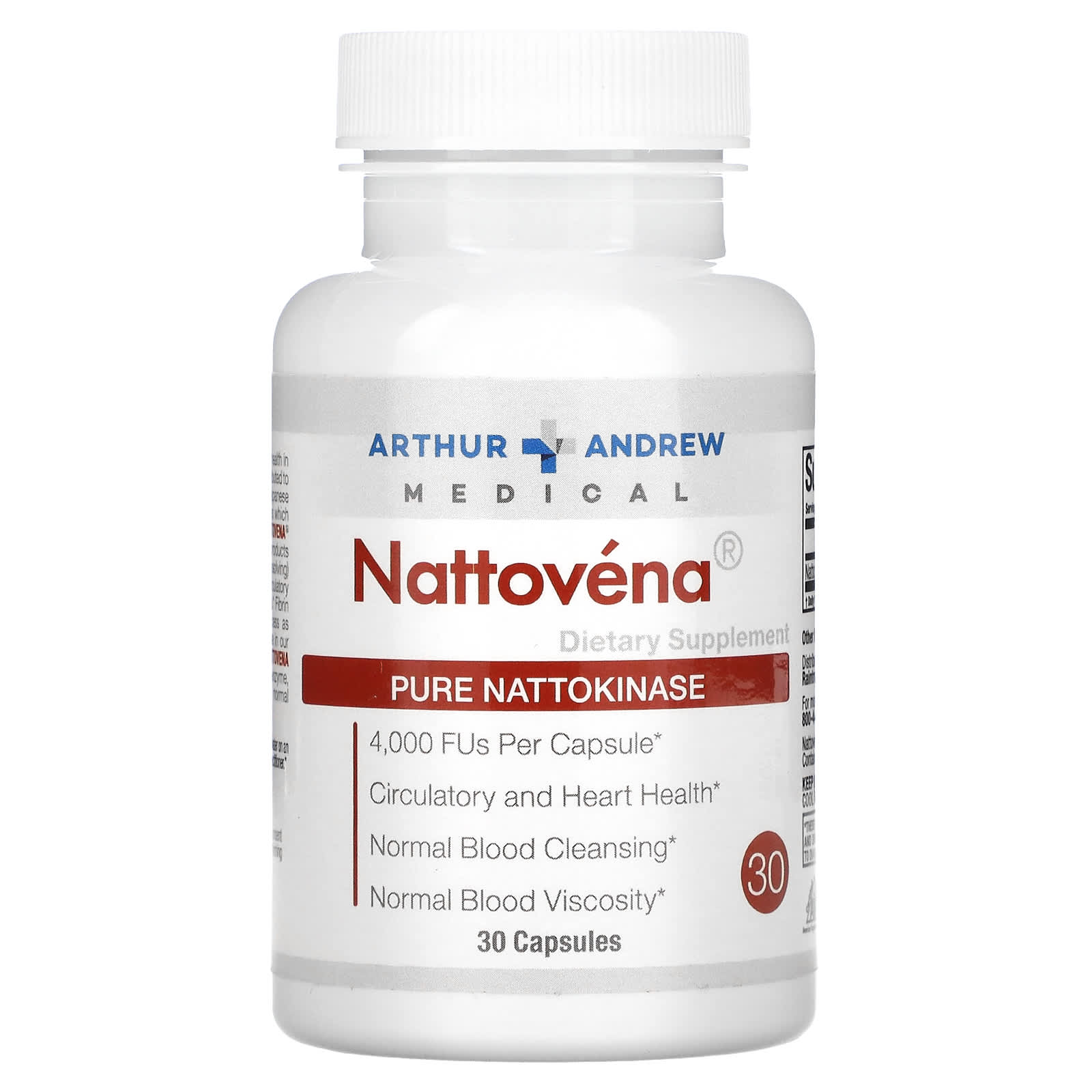 Arthur Andrew Medical-Nattovena-Pure Nattokinase-30 Capsules