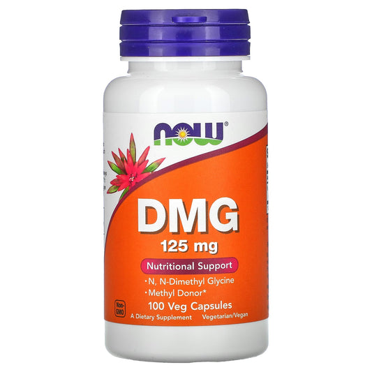 NOW Foods-DMG-125 mg-100 Veg Capsules