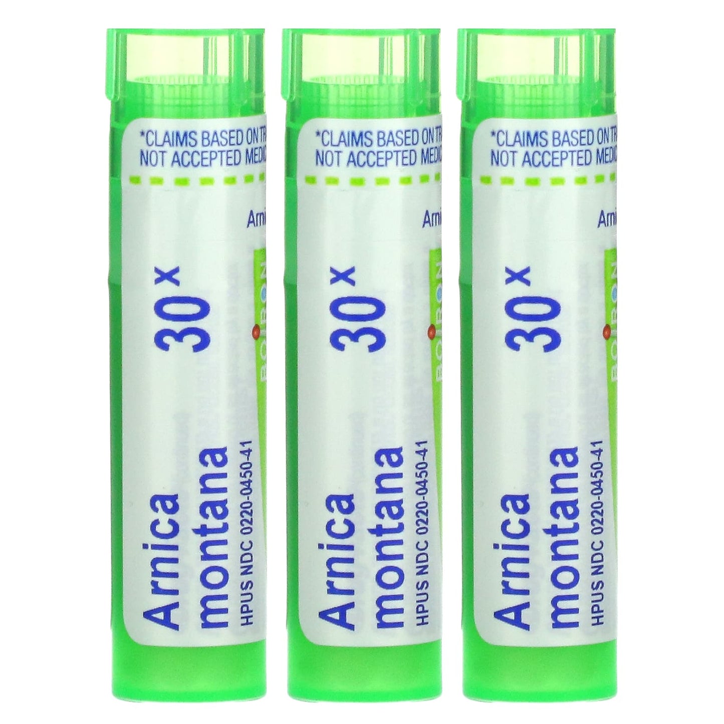 Boiron, Arnica 30X, 3 Tubes, Approx. 80 Pellets Each