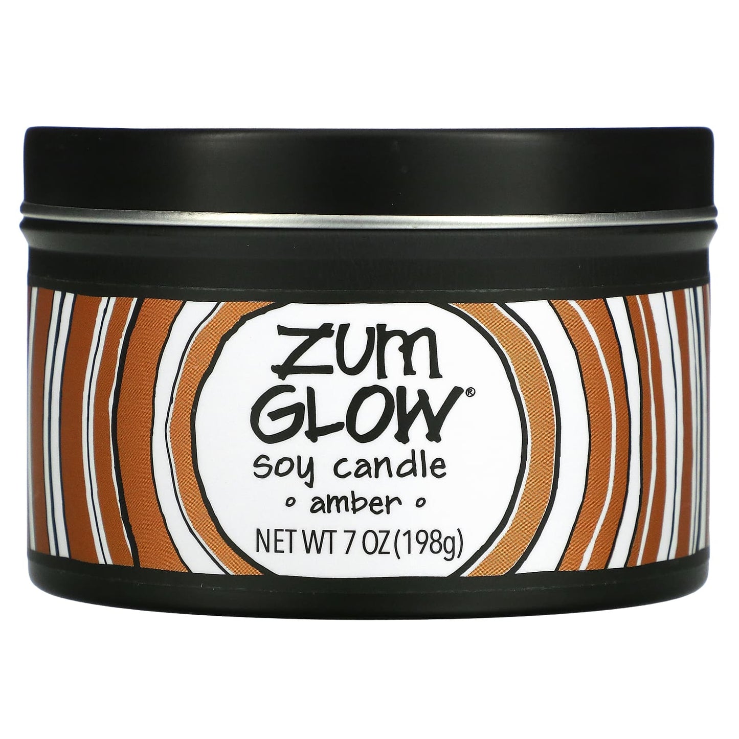 ZUM-Glow-Soy Candle-Amber-7 oz (198 g)