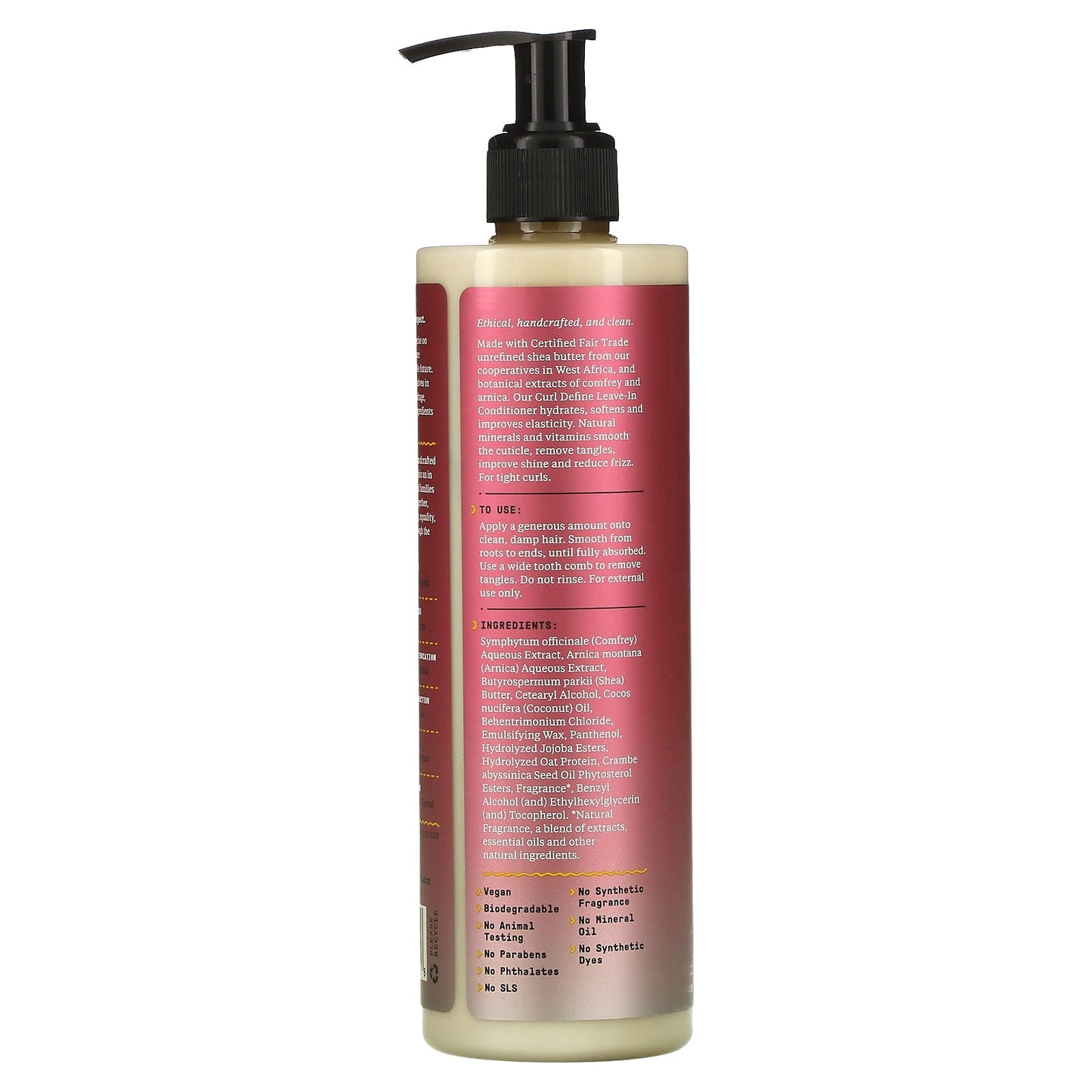 Alaffia, Beautiful Curls, Leave-In Conditioner, Tight Curls, Unrefined Shea Butter, 12 fl oz (354 ml)