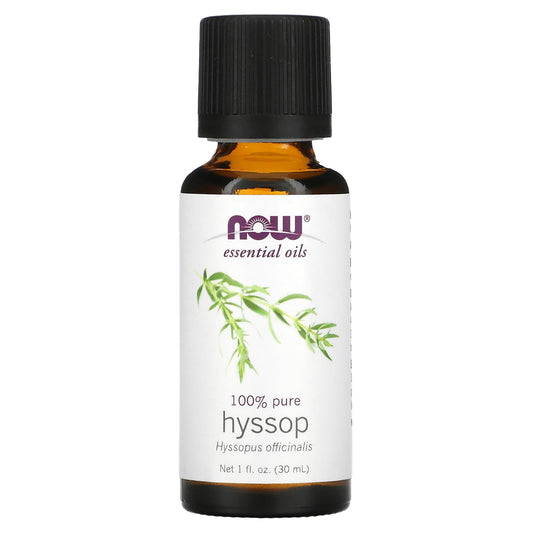 NOW Foods-Essential Oils-Hyssop-1 fl oz (30 ml)